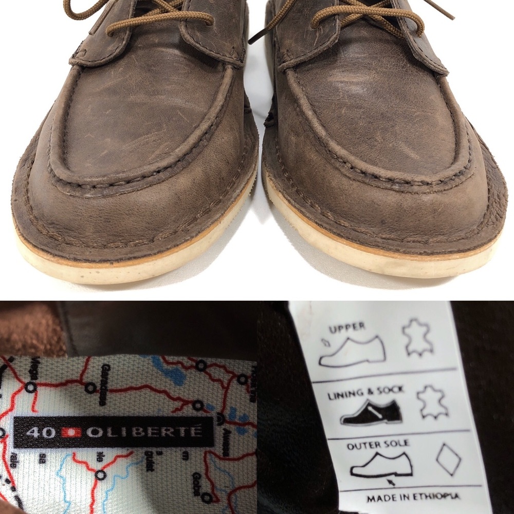 Oliberte Fair Trade Brown Nubuck Leather Boots - Picture 7 of 8